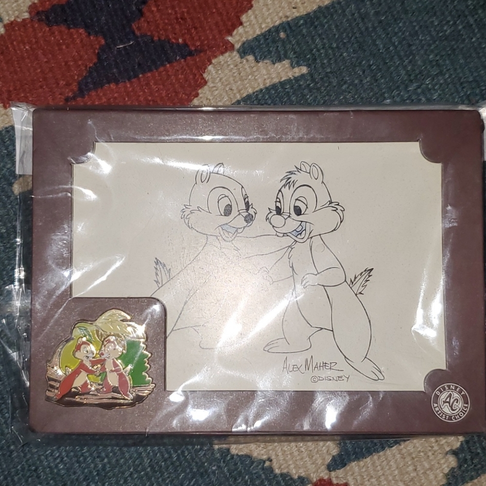 Chip and Dale Picture Frame with Pin